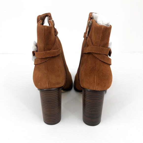 DRAPER JAMES Womens Tegan Ankle Boot Size 8 Cognac Brown Leather NWOB - Picture 8 of 11